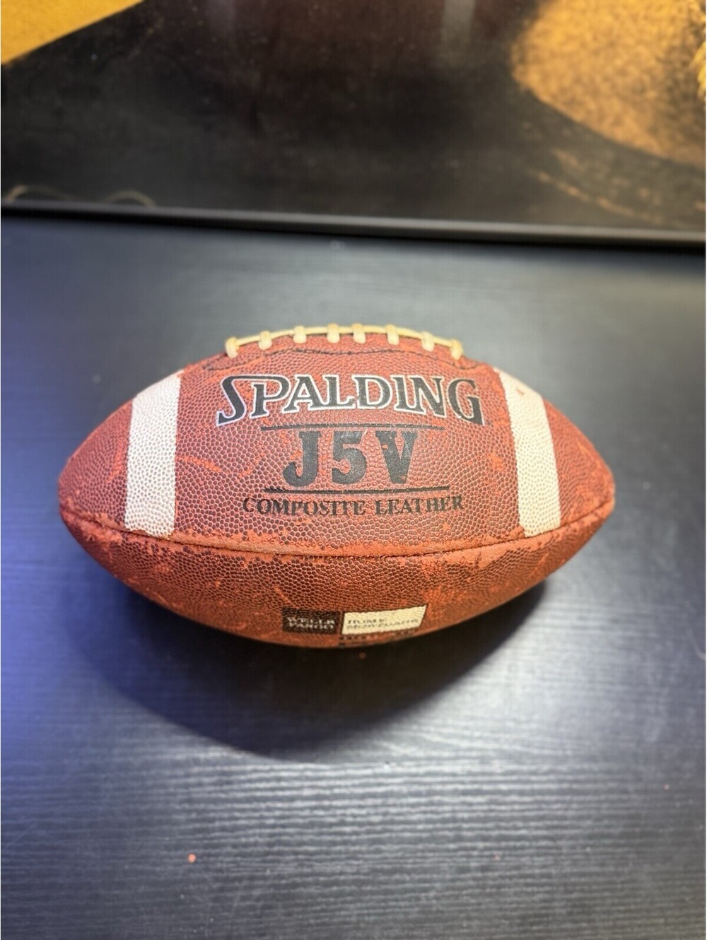 Spalding J5V Control Advantage Football Official Size Brown White Stripe